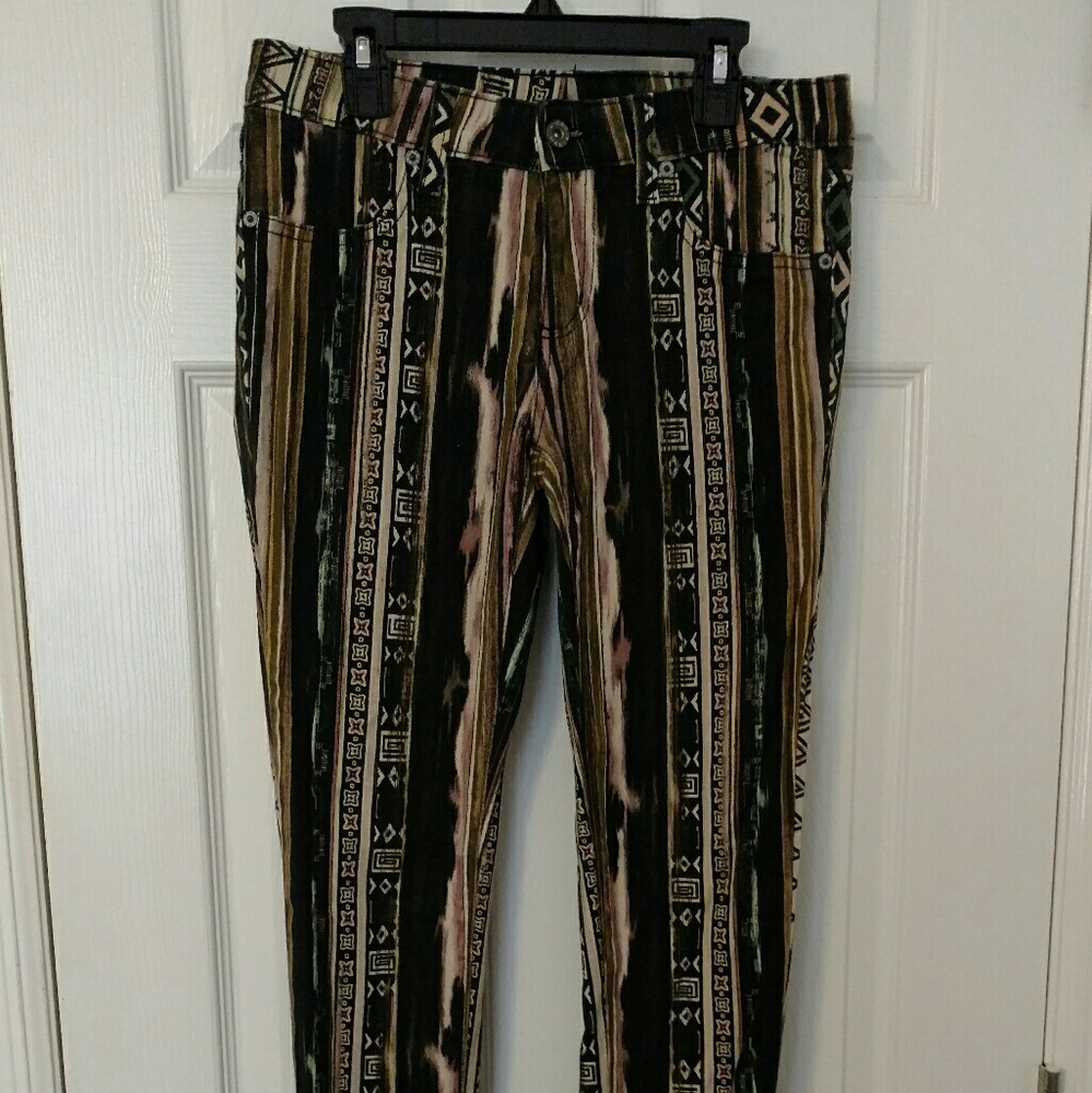 Carmar Tribal Print Skinny Jeans
